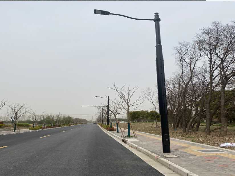 氹仔岛上海综合杆 太阳能路灯工程